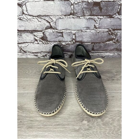 El Naturalista Gray Suede Leather Oxfords Lace Up Sneakers Shoes Men 41EU/8M US - Picture 3 of 16